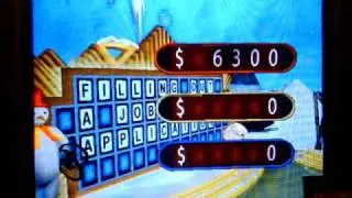 PS2 Wheel of Fortune Run Game 77 Part 1