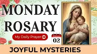 TODAY HOLY ROSARY: JOYFUL MYSTERIES💙 ROSARY MONDAY🌹FEBRUARY 02, 2026 | WALKING WITH JESUS