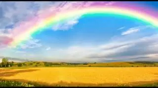 Rainbow landscapes