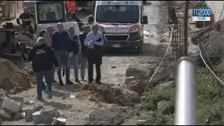 Crotone, crolla muro di contenimento in un cantiere: muoiono due operai