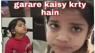 how to gargle properly # Afrah NY sikhaye garare krna#garare krny ka tarika