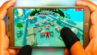🔥 2 GB RAM Handcam Gameplay | BR Rank | Free Fire Max in Samsung Galaxy J7 Prime Smooth Control 😎📱