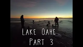 Lake Oahe Part 3 (Ice fishing in SEVERE wind)