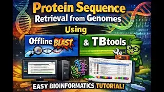 Protein Sequence Retrieval from Genomes Using Offline BLAST and TBtools