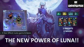Dota Underlords with a New 3-Stars Luna Power!!! (in Duo Mode)