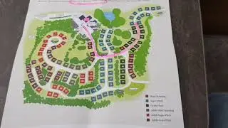 OXON HALL CARAVAN PARK SITE MAP