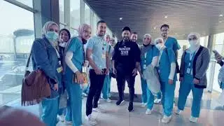 استقبال كبير من شعب الاردن لتامر حسني