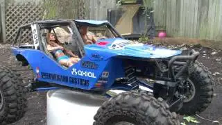 Axial Wraith VXL powered training mode at Crawler World Sept 4, 2011 part1.wmv