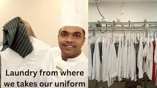 5 star hotel colleagues laundry room||uniform room of hotel
