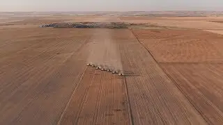 Chickpea Harvest 2017 Monette Farms Saskatchewan Canada