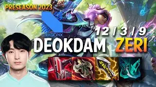 DRX Deokdam ZERI vs NILAH ADC - KR Ranked