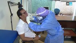 العاملون بالقناة الثانية يجرون اختبار الكشف عن فيروس كورونا