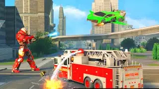 Flying Firefighter Truck Transform Robot Games-#1 Fire Truck 2021-Robot Transform Games|Robot Games