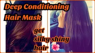 Deep Conditioning For Dry Damage Hair, Get Straight Shiny Hair At Home (Very Effective)