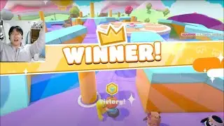 Dramatic Solo Win Fall Guys Winter Blunderland Fame Pass [한/EN]