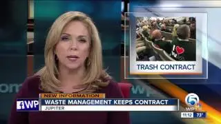 Waste management keeps contract