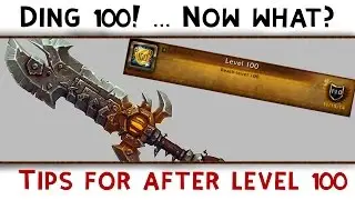 Ding 100! ... Now what? Tips for after Level 100