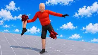 RAGDORE - Euphoria Ragdoll Physics | One Leg Experiments #63
