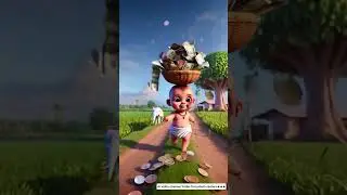 cute baby plants monkey tree and pours lots of water#ai#baby#cat#funny #viralvideo
