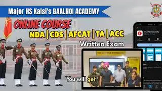 Online Course NDA/ CDS/ AFCAT/ ACC/ TA Written Exam
