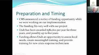 Utah's Crisis Response Technician for Behavioral Health Crisis