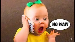 Try Not To Laugh 😂 Best Funny Baby Videos Compilation
