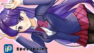 [Speedpaint] Comisi&oacute;n #007 Half Body - Shoko Komi - Ibis Paint X Android tutorial