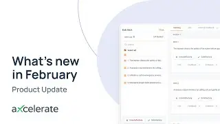 What's New in aXcelerate | February 2024