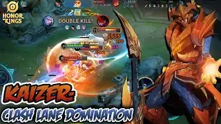CLASH LANE DOMINATION WITH CRITICAL KAIZER! | BUILD & ARCANA | HONOR OF KINGS | PT 186