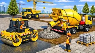 Advance City Construction Game 🚧 | JCB, Truck & Heavy Machine Gameplay