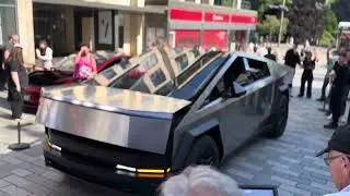 Tesla CyberTruck visits Edinburgh Scotland June 1st 2024 #tesla #cybertruck #edinburgh #scotland