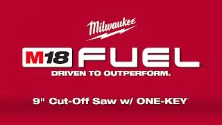 M18 FUEL&trade; 9 Cut Off Saw with ONE KEY&trade; 2786-20, 2786-22HD