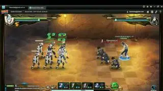Naruto online. Azure Fang. Ninja Exam stage 57-61