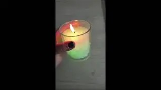 ✨ Video LED Echtwachskerze mit Farbwechsel ✨