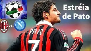 Serie A 2007 08 Milan vs. Napoli ESPN Brasil {Estreia de Alexandre Pato}