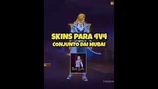 SKINS PARA 4V4 COM DAI MUBAI #combina&ccedil;&otilde;espara4v4 #skinsgratis #skinspara4v4 #shorts #freefire #ff