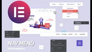 ☑️  Cómo crear un 👉MENÚ con ELEMENTOR - (Nav Menu - Header Theme builder)
