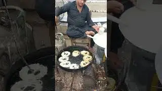 Sweets Jalebi in Peshawar Food Street | Golden Star Foods | #Shorts