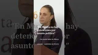 Sheinbaum dice que detenci&oacute;n de rector en Campeche no es persecuci&oacute;n pol&iacute;tica