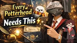 Harry Potter Fans, This Notebook Is PURE MAGIC ⚡ | FREE Keychain Inside 🎁| Harry Potter Stuff | DOMS