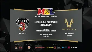 [LIVE] MBL Regular Season 2023 | G36 | KL Aseel vs NS Matrix Deers