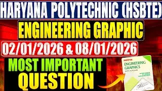 Engineering Graphics Question Update ll HSBTE EXAM ENGINEERING GRAPHICS
