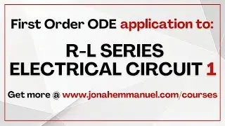 Application of First Order Ordinary Differential Equation to R-L Series Electrical Circuit: Formula