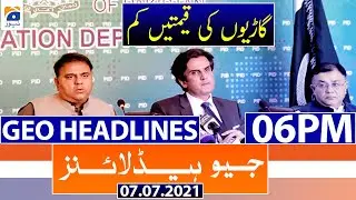 Geo Headlines 06 PM | 7th July 2021