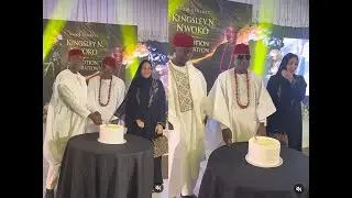 Ned Nwoko alongside his Moroccan Wife Celebrates Brother&rsquo;s Promotion in Abuja