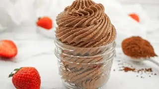 How to Make Stabilized Chocolate Whipped Cream