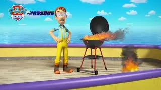 NEW! Marshall and the BBQ Boat | PAW Patrol: To The Rescue | Cartoons for Kids
