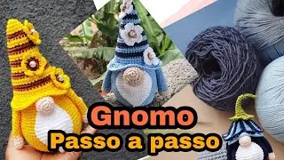 Gnomo de Crochê  - Passo à Passo 1