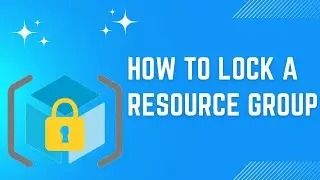 How to lock a resource group