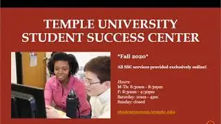 Intro to the Student Success Center - Fall 2020